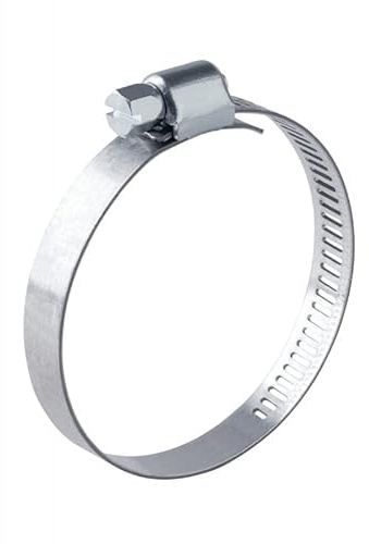 Colliers de serrage inox W4 bande ajourée 13 mm, diamètre de serrage minimum 24/maximum 36 mm, boîte de 10 pièces