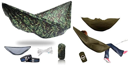 Camouflage-Hängematten-Set, 3,9 m