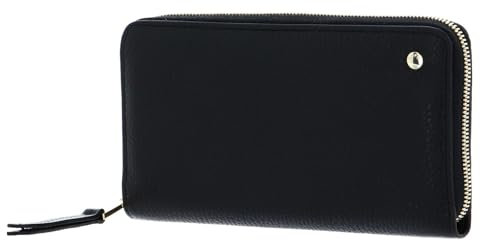 Abro Damen Geldbörse Uns Reisezubehör-Brieftasche, Schwarz/Gold