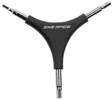 Dreiarm Sechskantschlüssel Fahrrad Y-Schlüssel Gr. 4 5 6 mm BikeTool DREI Zack