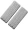 2 Paños Extra Microfibra STARLYF recambios para mopas con Velcro , Medidas 32x12 cm, Todo Tipo de Suelos