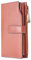 Catwalk Collection Handbags - Damen Leder Geldbörse Groß - Portemonnaie mit Handyfach - 21 Kreditkarte - RFID Schutz - Geschenkbox - Stella Hellbraun