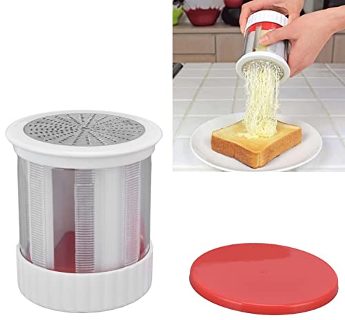 Râpe à beurre et à fromage, râpe à légumes portable avec matériau en acier inoxydable, râpe à fromage, râpe à beurre pour concombres, carottes, pommes de terre