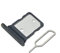 Eonpam Dual SIM Karte Rahmen für Google pixel 6 Card Tray SIM Kartenhalter Slot Schlitten Halter + SIM Pin(Schwarz)