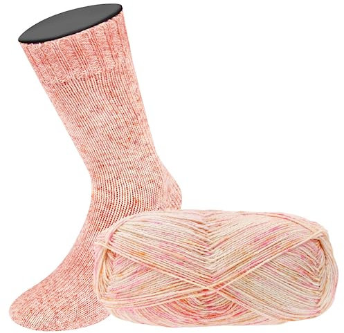 LANA GROSSA Meilenweit Cotone Vegano| Die Alternative ohne tierische Fasern | Handstrickgarn aus 76% Baumwolle, 14% Polyamid & 10% Polyester | 100g Wolle zum Stricken & Häkeln | 420m Garn FB1502