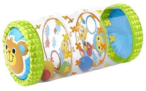 Aufblasbares Rollspielzeug Für Babys, Aufblasbare Babyrolle, Baby Roller, Baby Krabbelrolle, Baby Krabbelspielzeug, Kleinkind Glocke Spielzeug Babyrolle, Baby Walkers Spielzeug, Mit Ozeanball Für Baby