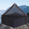 Schattiernetz Sonnensegel Balkon Sichtschutz Mit öSen 70% - 80% Schattierungs Rate Schattennetz Kann Sonnenschutz Und Windschutz, FüR GewäChshaus Garten. (Schwarz-10-Polig / 2 * 3m / 6.6ft*13.1ft)