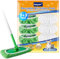 KEEPOW für Swiffer Bodentücher Wiederverwendbar, Mikrofaser für Swiffer Feuchte Bodentücher, Waschbar für Swiffer Sweeper, Ideal für Swiffer Bodenwischer, Zwei Farben für eine sauberere, 3Grün+3Weiß