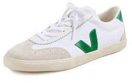 Veja Damen Volley Sneaker, Weiß/Emeraude, 39.5 EU