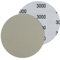 Bolatus Lot de 5 Feuilles de Papier abrasif 125 mm, Grain 3000, disques abrasifs secs et humides pour Ponceuse Excentrique pour Voiture, métal, Bois