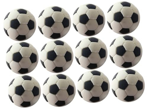 Vaguelly 12st Puppenhaus Miniatur Essen Spielen Leere Tasse Wasser Tasse Mini Modell Zubehör Puppenhaus-Ornamente Mini-fußball Mini-hausfußball Sportbälle Landschaftsball Tischtennis Gummi
