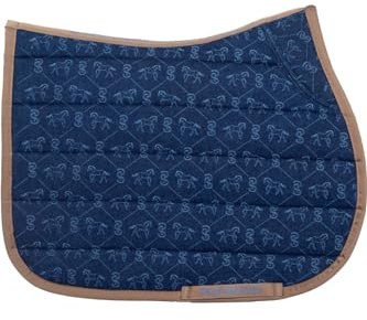 PS of Sweden 2024 Laufen Pferd Springen Sattel Pad 1110-090 - 530 - Blue Saddle Pad Size - Full
