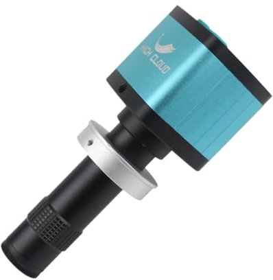 LZHSWM 48MP 4K 1080P HDMI USB Industrial Video Digital Microscope Camera 130X Zoom C Mount Lens Cantilever stand