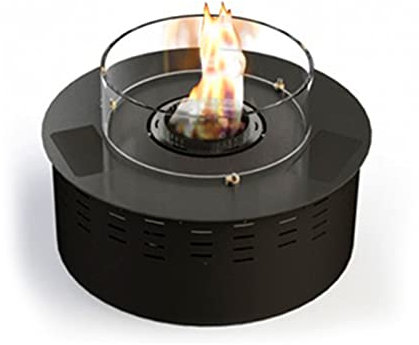 Wasserdampf-Kamin, Ethanol-Kamin, runder eingebauter Kaminheizer, rostfreie, intelligente Fernbedienung, Ethanol-Kamin, Alkohol-Kamin, 3D-Zerstäubungskamine Warm as Ever