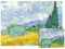 Jigsaw Puzzles 1000 Pieces For Adults-Wheat Field with Cypresses Puzzles For Adults 1000 Pieces Vincent Van Gogh Gallery Puzzles for Adults Jigsaw Puzzle Famous Painting 1000 Piece Puzzles For Adults