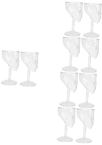 Cabilock 10 Pièces verre à vin d'Halloween verre originaux verre liqueur verres à cocktail d'halloween verre à vin décoratif verres à cocktails verres à vin verre à cocktail festif Un verre