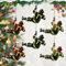 TECHEEL 6 Stück Feuerwehrmann Weihnachtsschmuck,Feuerwehrmann Weihnachten Deko Anhänger Weihnachtsbaum Feuerwehrmann Acryl Ornamente Weihnachtsbaum Anhänger für Wandfenster, Weihnachten Dekorationen