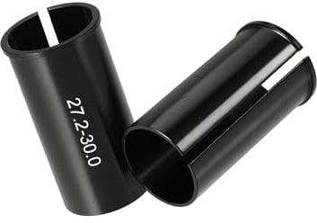 Partuto 2 Pcs 27.2mm to 30.0mm Bike Seat Post Tube Adapter Reducing Sleeve Replacement
