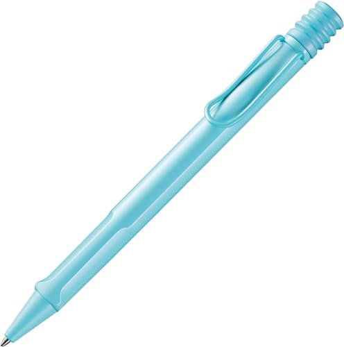 Lamy safari aquasky - Ballpoint Pen with ergonomic grip & line width M - for pleasant long writing - made of robust ASA plastic – including large capacity refill M 16 in blue