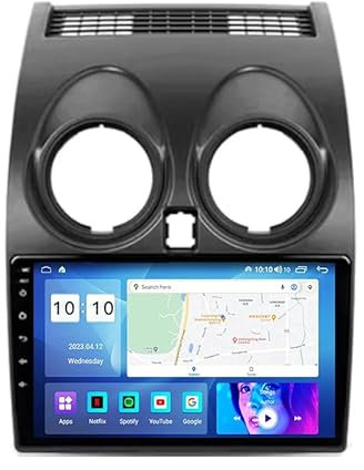 Android 15 Car Stereo for Nissan Qashqai 1 J10 2010, 9 Inch HD Touch Screen Car Radio Video Multimedia Player with Bluetooth And Navigation And Backup Camera,8 Core 4G+Wifi 12G+256G