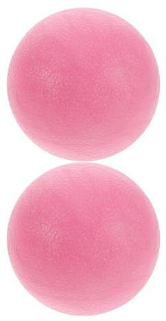 Massagebälle aus Tpe, Triggerpunktball für Yoga und Muskelentspannung | Rosa, Kugelige und Erdnussförmige Ausführung, für Oberschenkel und Plantarfaszie, 2 Stück