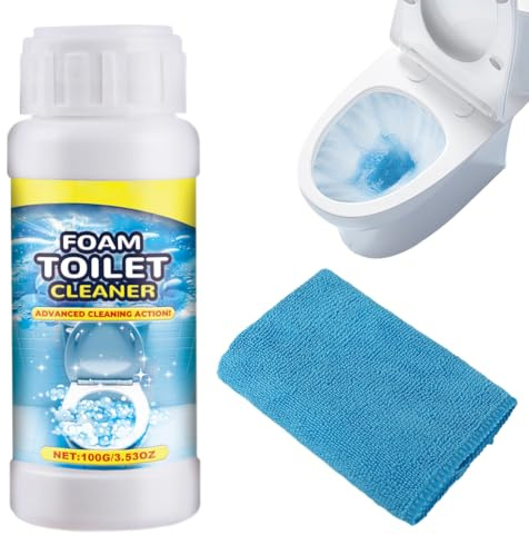 NHPY Rohrreiniger Extrem Stark, Abflussreiniger Schaum, Leistungsstarker Abflussreiniger, Extra Starker Schaumreiniger, Für Küche Bad Badewannen Duschen Toilette Etc, Reinigungstücher Sind Inklusive