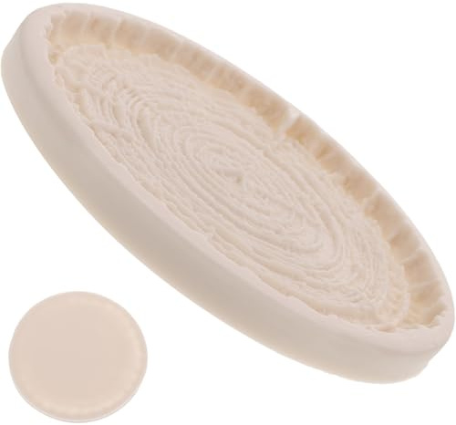 Moule à Fondant en Silicone Beige de Souche, Réutilisable | Démoulage Facile, pour DIY et Pâtisserie, Finition Nette pour Créations Gourmandes