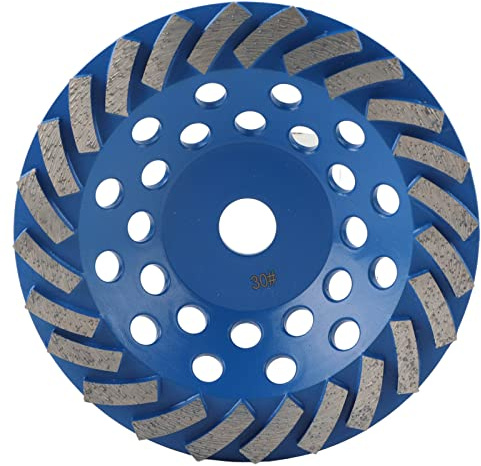 DIAMANT-SCHLEIFSCHEIBENBECHER 24 ZÄHNE BLAU ZUM SCHLEIFEN VON BETONSTEIN ZEMENT-WINKELSCHLEIFER