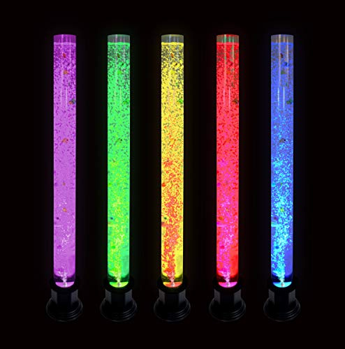 Sensory LED Bubble Tube - Water Tank Fake Aquarium - Decorative Display, Feature, Night Light - Stimulating Home and Office Déc