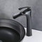 Rubinetto Bagno Lavabo Cascata, Nero (Alto)