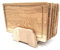 JOWE Jausenbrett aus Eiche | 6 Stk Holzbretter aus Eiche 30x20 cm | Rechteckiges Servierbrett aus Holz | Made in Austria