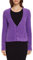 edc by ESPRIT 112cc1i303 Maglione Cardigan, 510/viola, M Donna