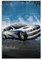 CETE Auto-Poster BMW E46 M3 GTR, Modernes Wandposter, 50 x 75 cm, Schlafzimmer