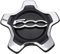 SHLPDFM Coprimozzo coprimozzo per F-i-a-t 500X 735626312 (nero/cromato)