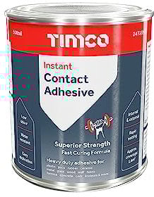 Timco - Instant Contact Adhesive (Size 500ml - 1 Each)