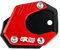 Motorrad Seitenständer Auflagevergrößerung Für Hon-da CBR600F CBR600 F CBR 600F 2011 2012 2013 Platte Pad Unterstützung Kickstand Motorrad Seitenständer Fußverlängerung Vergrößerer ( Color : Black Red