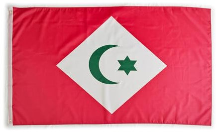 Bandera de la República del Rif de 90x150, Bandera De Rif Pueblo Amazigh, Bandera Independencia de Marruecos
