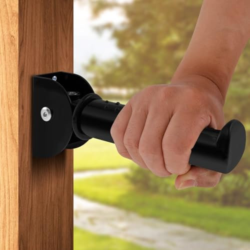 Flip up Grab Bar for Elderly Seniors Disabled, Folding Doorway Assist Handle Mobility Aids Grip Grab Rail Handle for Doorframe Stairs Steps