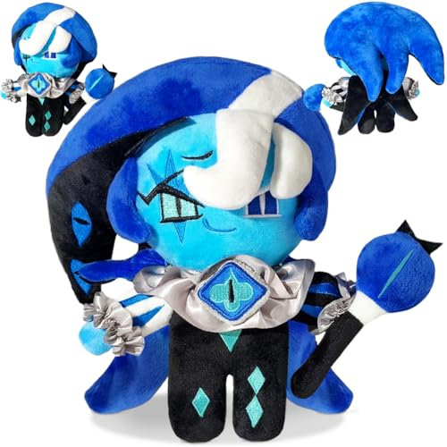 Cookie Run Kingdom PlüSchtier 10in Weiches Schattenmilch Keks PlüSch,SüßEs Kuscheltier FüR Gaming-Fans & 4 5 6 7 8 9 JäHrige Jungen & MäDchen,Squishy Spielcharakter Spielzeug. (Shadow Milk Cookie)