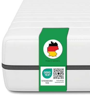 Schlaftroll Kaltschaummatratze 60x120 cm - H2 H3 Orthopädische 7 Zonen Wendematratze, atmungsaktiv - 5 cm Höhe