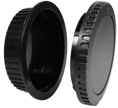 REFLEX CAMERA Body Cap & Rear Lens Cap Kit Compatible with Canon EF & EF-S Mount DSLR Cameras and Lenses – Protective Cover Set for 5D 6D 7D 80D 90D Rebel Series