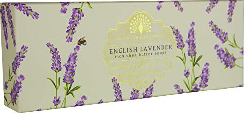 The English Soap Company Triple Gift Boxed Hand Soaps English Lavender 3 x 100g