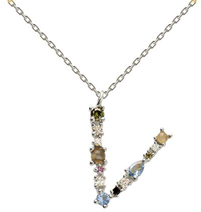 PD Paola Damen-Kette 925er Silber Labradorit One Size V 32012149