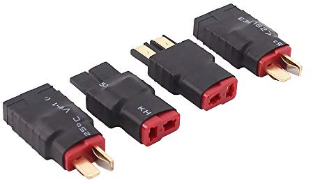 OliRC 4 St. Traxxas TRX zu T-Stecker Deans Stil Männlichen Weiblich RC Verbinder Adapter(C81-4)