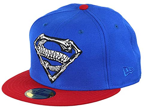 New Era Superman Superhero Collection Blue 59Fifty Basecap - 7 5/8-61cm (XL)