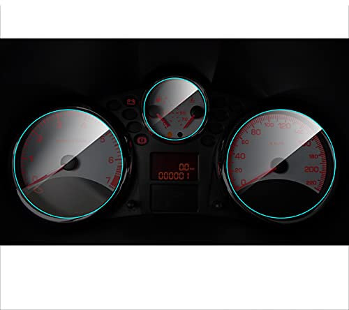 pour Peugeot 207, Protecteur d'écran de Tableau de Bord de Voiture Auto intérieur TPU Film Tableau de Bord Membrane Film de Protection Accessoires de Voiture