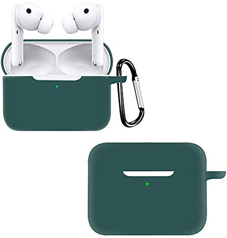 GIOPUEY Hülle für Honor Earbuds 2 Lite, Transparent TPU Stoßfeste Schutzhülle, Ultradünn, Kein Geruch, Honor Earbuds 2 Lite Hülle Silikon - Armee grün
