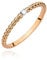 Damen Ring 585 14k Gold Rotgold natürlicher echt Diamanten Brillanten