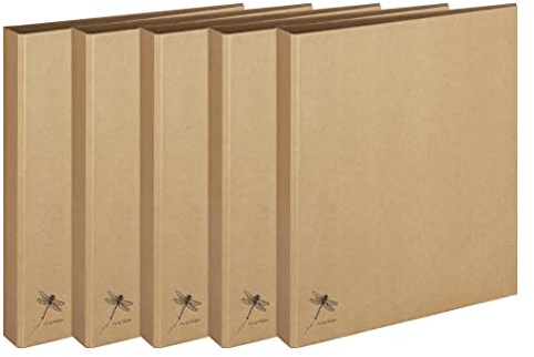 Pagna Ringbuch A4 Pur, praktische 2-Ring-Mechanik, Stabiler Graukarton mit Kraftpapier überzogen (5)