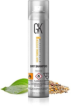 GK HAIR Global Keratin Waterless Dry Shampoo No Residue Spray (7 Fl Oz/332ml) für feines, fettiges und alle Haartypen - Entfernt Schuppen, Schuppen und überschüssiges Öl - Sulfat Parabenfrei